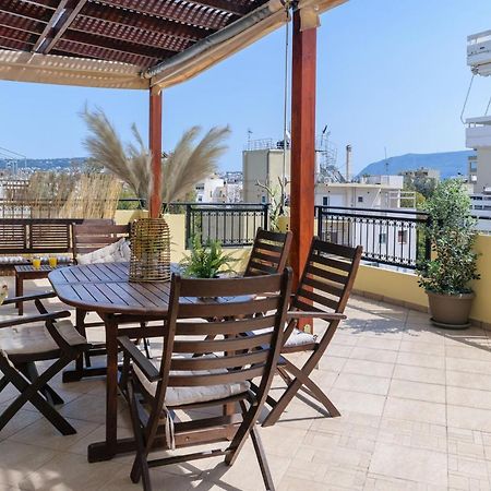 Central Penthouse In Quiet Neighborhood Near Sandy Beach Chania  Exterior foto