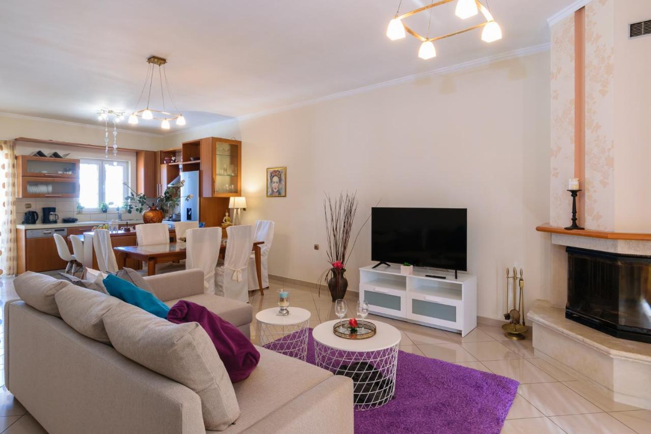 Central Penthouse In Quiet Neighborhood Near Sandy Beach Chania  Exterior foto
